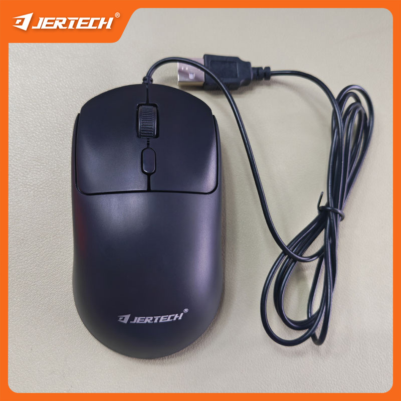 Jertech M120 ενσύρματο οπτικό ποντίκι, 800–1600 DPI, USB, εργονομικό