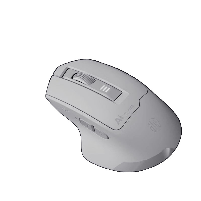 Mouse fără fir cu voce, senzor optic 1600dpi, reîncărcabil, funcționare silențioasă, control vocal pentru tastare, Bluetooth în modul dual
