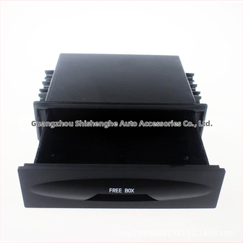 Automobilio garso CD rėmelis su stalčiu laikymo dėžute, dviejų sluoksnių arba vieno sluoksnio dizainas