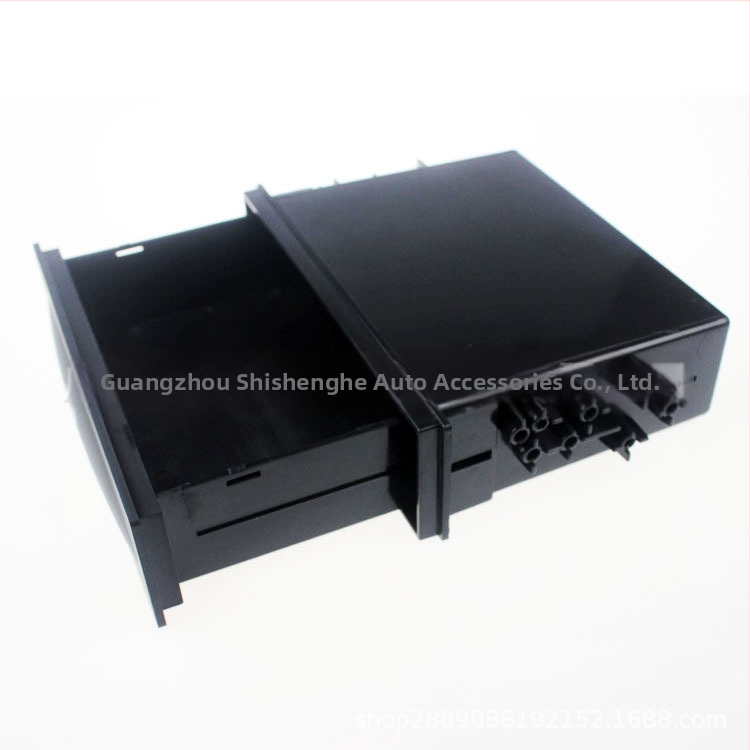 Automobilio garso CD rėmelis su stalčiu laikymo dėžute, dviejų sluoksnių arba vieno sluoksnio dizainas