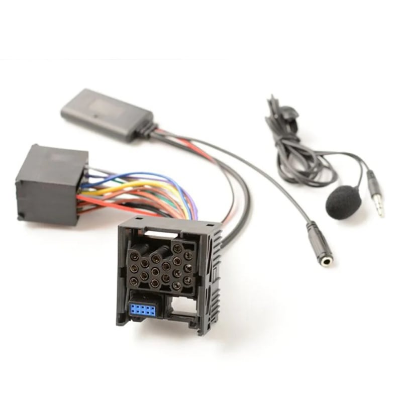 BMW E46 3 Serie Bluetooth 5.0 cablu audio auto cu microfon, 115 g, ABS, 5V, model 008, pentru E46 (2002-2006)