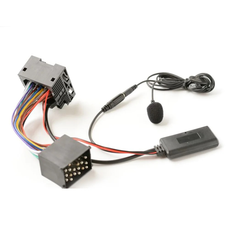 BMW E46 3 Serie Bluetooth 5.0 cablu audio auto cu microfon, 115 g, ABS, 5V, model 008, pentru E46 (2002-2006)