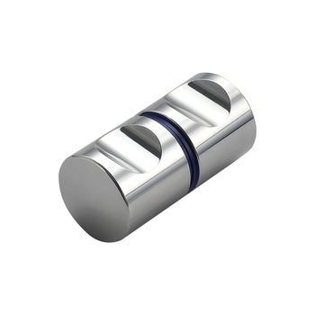 Staklena kvaka za tuš vrata i kućna klizna vrata; cilindrična, s jednim otvorom; aluminijska legura; marka YJX; moderni stil