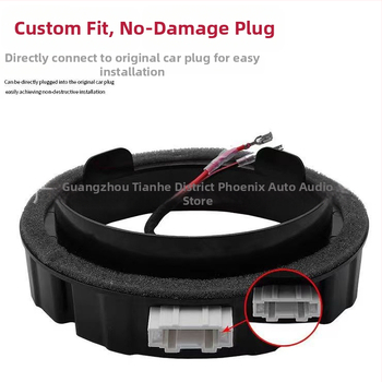 Automobilio garso įrenginio montavimo rinkinys: garsiakalbio adapteris, kabelio tarpiklis ir laikiklis VW Sagitar, Touran, Passat, Polo