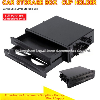 yelew CX-28 Automobilio garso įranga Daugiafunkcinė laikymo dėžutė pirštinių skyriui