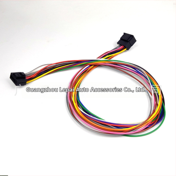 Predlžovací kábel s 16-pin pre zariadenie s veľkou obrazovkou s Androidom Zhongxun verejnej verzie – 16-pin samec a samica, 12V, plast+kov