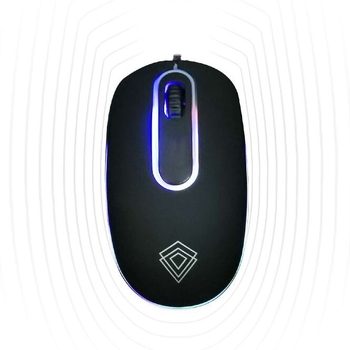 MS116 οπτικό ποντίκι, ενσύρματο USB, 1000dpi, 3 πλήκτρα, τροχός κύλισης τεσσάρων κατευθύνσεων