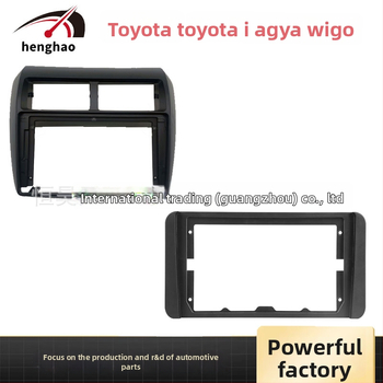 Android navigačná rám Toyota WIGO/AGYA 2013–2023, Henghao, plast, 500 g, prispôsobiteľné spracovanie