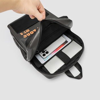 Раница MT-2 Effector BLUE LATTICE – унисекс, водоустойчива, PU материал, съвместима с 11-инчов лаптоп, капацитет под 20 л