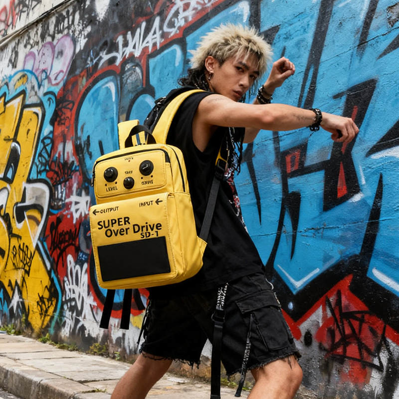 Раница MT-2 Effector BLUE LATTICE – унисекс, водоустойчива, PU материал, съвместима с 11-инчов лаптоп, капацитет под 20 л