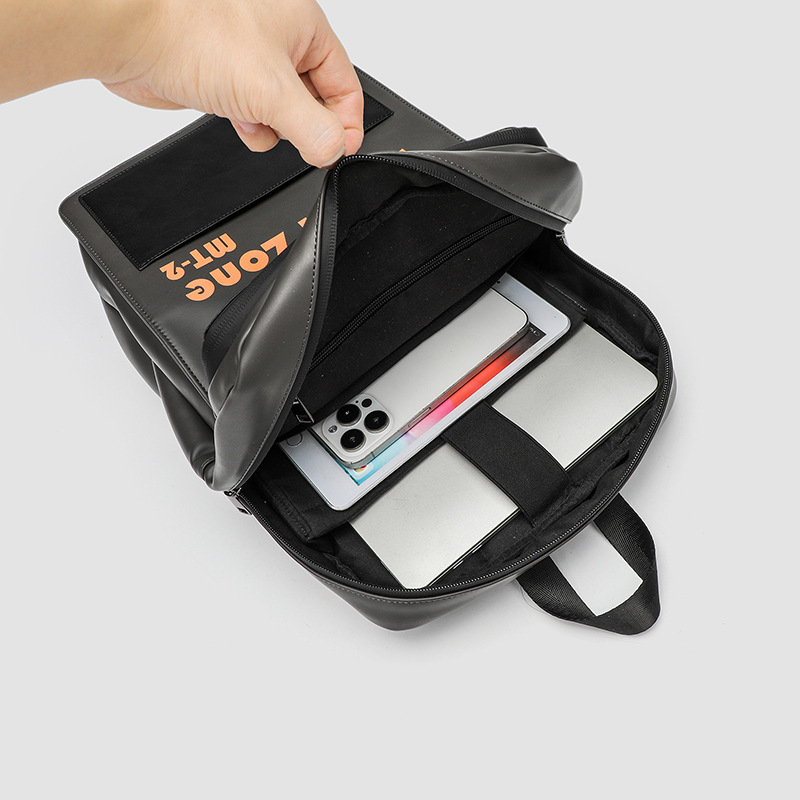 Раница MT-2 Effector BLUE LATTICE – унисекс, водоустойчива, PU материал, съвместима с 11-инчов лаптоп, капацитет под 20 л