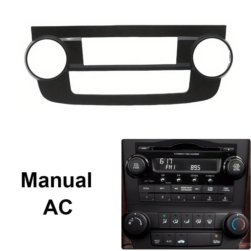 Android okvir za središnju konzolu Honda CR-V 2007-2011 – plastični okvir za navigacijski i audio panel, težina 300 g, kompatibilan s ručnim/automatskim mjenjačem