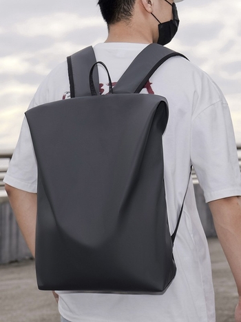 Laptop hátizsák nejlonból, vízálló, uniszex, 15 hüvelykes laptophoz, görbült vállpántok