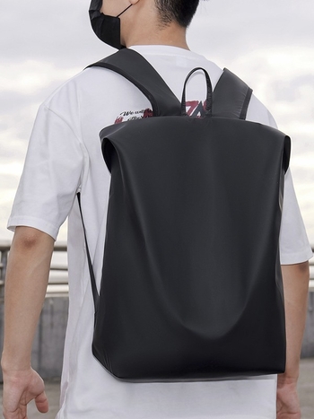 Laptop hátizsák nejlonból, vízálló, uniszex, 15 hüvelykes laptophoz, görbült vállpántok