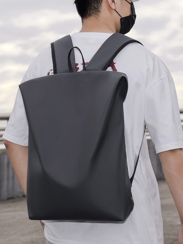 Laptop hátizsák nejlonból, vízálló, uniszex, 15 hüvelykes laptophoz, görbült vállpántok