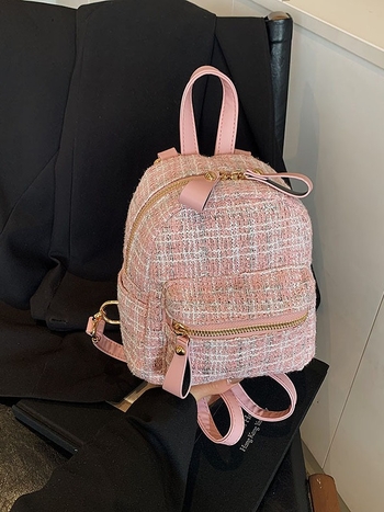 Sieviešu mini mugursoma Korejas stila ikdienas lietošanai, Oxford audums, rāvējslēdzēja atvērums, kokvilnas oderes, iekšējā telefona kabatā, pavasaris 2025