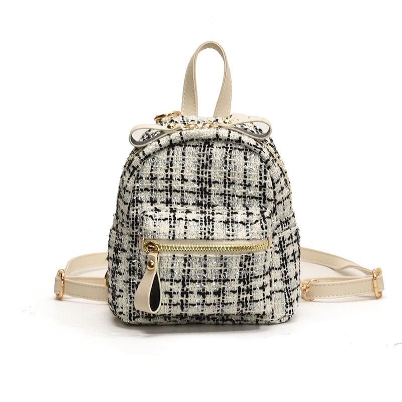 Sieviešu mini mugursoma Korejas stila ikdienas lietošanai, Oxford audums, rāvējslēdzēja atvērums, kokvilnas oderes, iekšējā telefona kabatā, pavasaris 2025