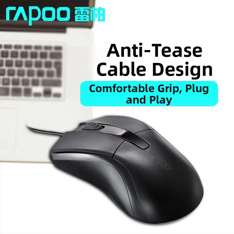 Rapoo N1162 optická myš, USB káblová, 1000dpi