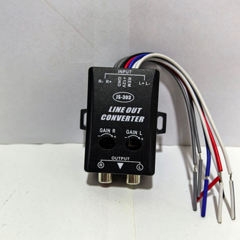 Automobilski audio konverter s visoke na nisku frekvenciju, model 303, Kejies, 12V, težina 57 g