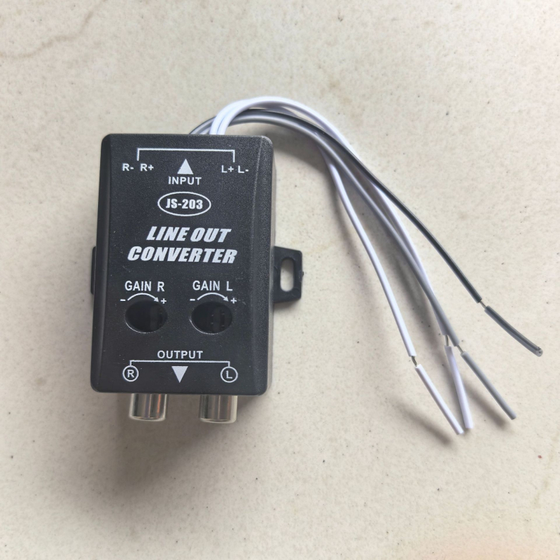 Automobilski audio konverter s visoke na nisku frekvenciju, model 303, Kejies, 12V, težina 57 g