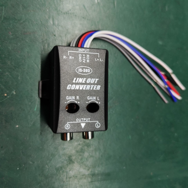 Automobilski audio konverter s visoke na nisku frekvenciju, model 303, Kejies, 12V, težina 57 g