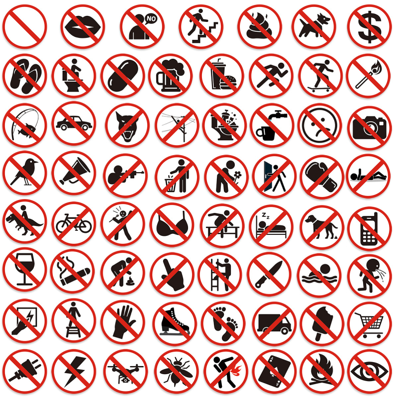 63 darabos vicces graffiti matricák logó nélküli készlet – önragadó PVC, nyomtatott matricák, modern minimál stílus, ideális dekorációhoz tervezőknek, jegyzetfüzetekhez és telefonokhoz