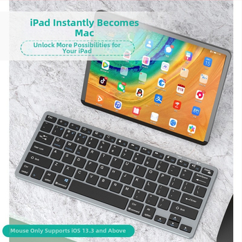 Bezvadu tastatūras un pelešu komplekts, 100 tausti, Bluetooth un 2.4G dubultā režīmā, plug-and-play, ergonomisks