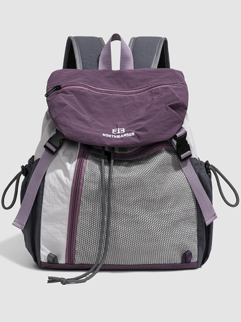 Ceļojumu mugursoma - neilons, rāvējslēdzējs, iekšējās kabatas telefona un dokumentu glabāšanai, iekšējais nodalījums