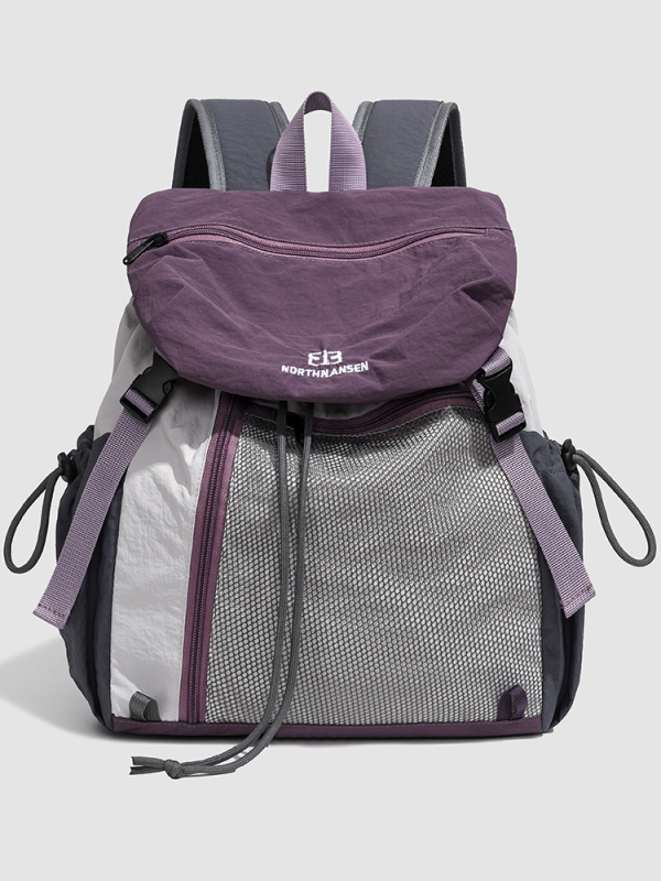 Ceļojumu mugursoma - neilons, rāvējslēdzējs, iekšējās kabatas telefona un dokumentu glabāšanai, iekšējais nodalījums