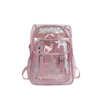 PVC mugursoma ar tri-dimensiju ārējo dizainu, vāka tipa atvērums, brīvdienu ceļojumiem, vasara 2024