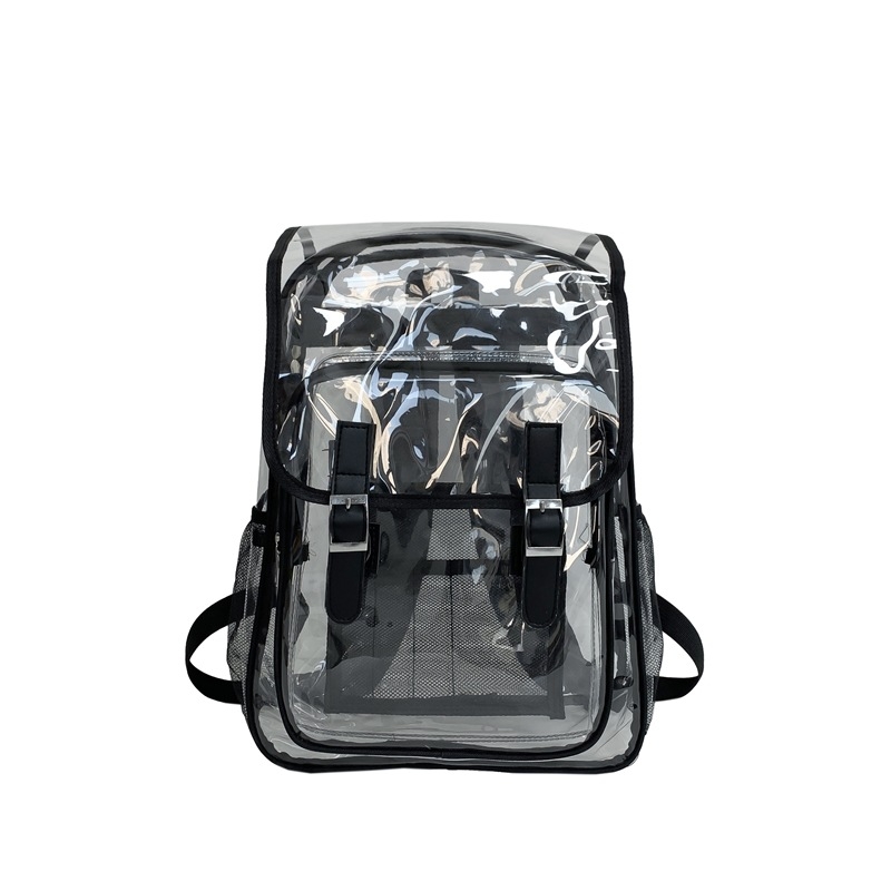 PVC mugursoma ar tri-dimensiju ārējo dizainu, vāka tipa atvērums, brīvdienu ceļojumiem, vasara 2024