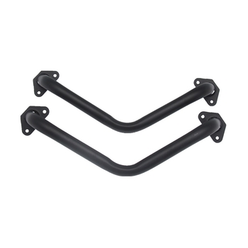 Auto subwoofer u drvenom kućištu, metalnim zaštitnim šipkama i zaštitnim pokrovom