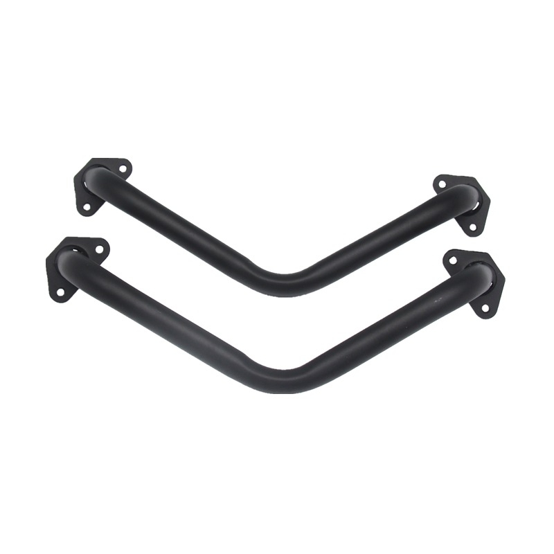 Auto subwoofer u drvenom kućištu, metalnim zaštitnim šipkama i zaštitnim pokrovom