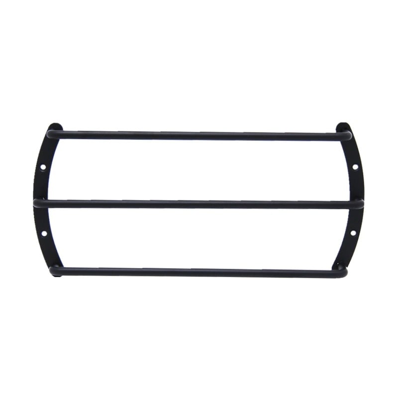 Auto subwoofer u drvenom kućištu, metalnim zaštitnim šipkama i zaštitnim pokrovom