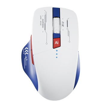 Οπτικό εργονομικό ποντίκι, 6 κουμπιά, 4000 DPI, ασύρματο + ενσύρματο USB σύνδεση