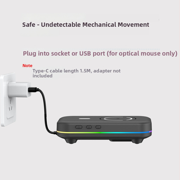 Pevná káblová trackball myš, 1000dpi, 3 tlačidlá, USB, 1,5 m kábel, automatické pohyby proti anti-idle