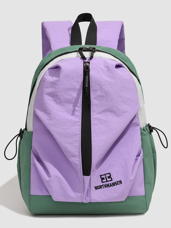 Nailona mugursoma brīvdienu un ceļojumu vajadzībām, lielas ietilpības, rāvējslēdzēja atvērums, iekšējās kabatas telefoniem un dokumentiem, laminēta rāvējslēdzēja kabata, elpojoša, rudens 2025