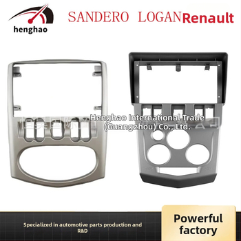 Android navigačný rám panel pre Renault Logan/Sandero — plast, 500 g, Henghao značka, prispôsobiteľný, kompatibilný s Logan/Sandero