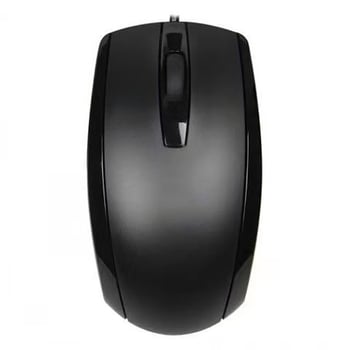 Optička USB kabelska miš, 1600dpi, 3 tipke, ergonomska, kompatibilna s stolnim računalom, kabel 1,5 m