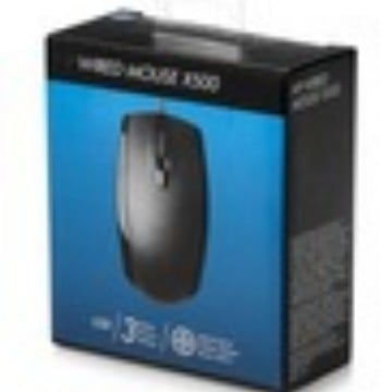 Optička USB kabelska miš, 1600dpi, 3 tipke, ergonomska, kompatibilna s stolnim računalom, kabel 1,5 m