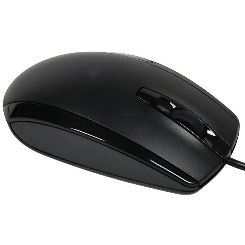 Optička USB kabelska miš, 1600dpi, 3 tipke, ergonomska, kompatibilna s stolnim računalom, kabel 1,5 m