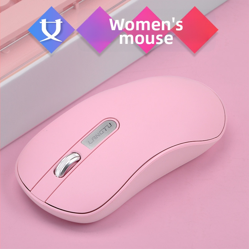 Tichá bezdrôtová myš s nabíjateľnou batériou, 1200 DPI, 2.4G USB, ergonický dizajn, Model T2
