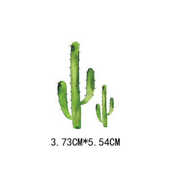 Αυτοκόλλητα φυτών – Στυλ καρτούν, Αδιάβροχο PVC, 50 τεμάχια