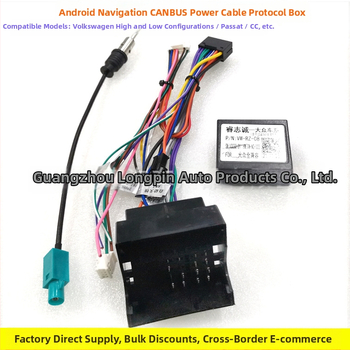 VW CANbus 16P jungtis Android navigacijai – VW-011, Grynas varis, Garso konvertavimas, Suderinama su VW aukšto/žemo modeliais