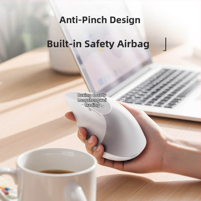 X9 Ergonomiskā vertikālā bezvadu pele ar Bluetooth un 2,4 GHz dubultmodu, klusā birojā pele