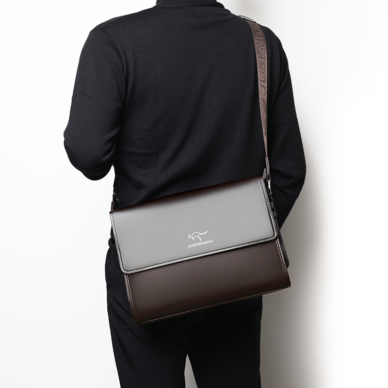 Muška torba preko ramena — urbana jednostavnost, tkanina visoke kvalitete, poliester podstava, otporna na habanje, proširiva, smanjenje opterećenja