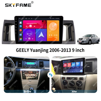 Ramă panou bord auto SKYFAME GELLY1219, cadru pentru monitor TFT LED IPS, 12V, 200W, 2,5kg, componente plastice