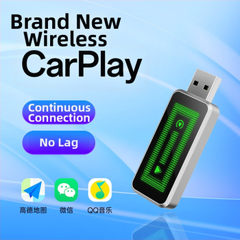 Bežični CarPlay i Android Auto Box - Lihang 3083-9, ABS+PC, 5V, kompatibilan s vozilima s CarPlay (Brend: Lihang; Model: 3083-9; Materijal: ABS+PC; Napon: 5V; Kompatibilnost: CarPlay).