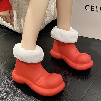 Ženske EVA kišne čizme, srednje visine, vodootporne, protuklizne potplata, niski pet 1–3 cm, za četiri sezone