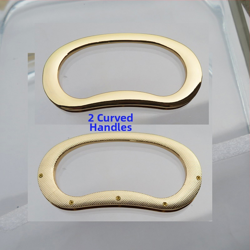 Metalo rankenos laikiklis – kiaušinio formos ovalas, tiesus strypas, didelis lankas